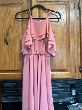 Miami Pink Ruffle Dress